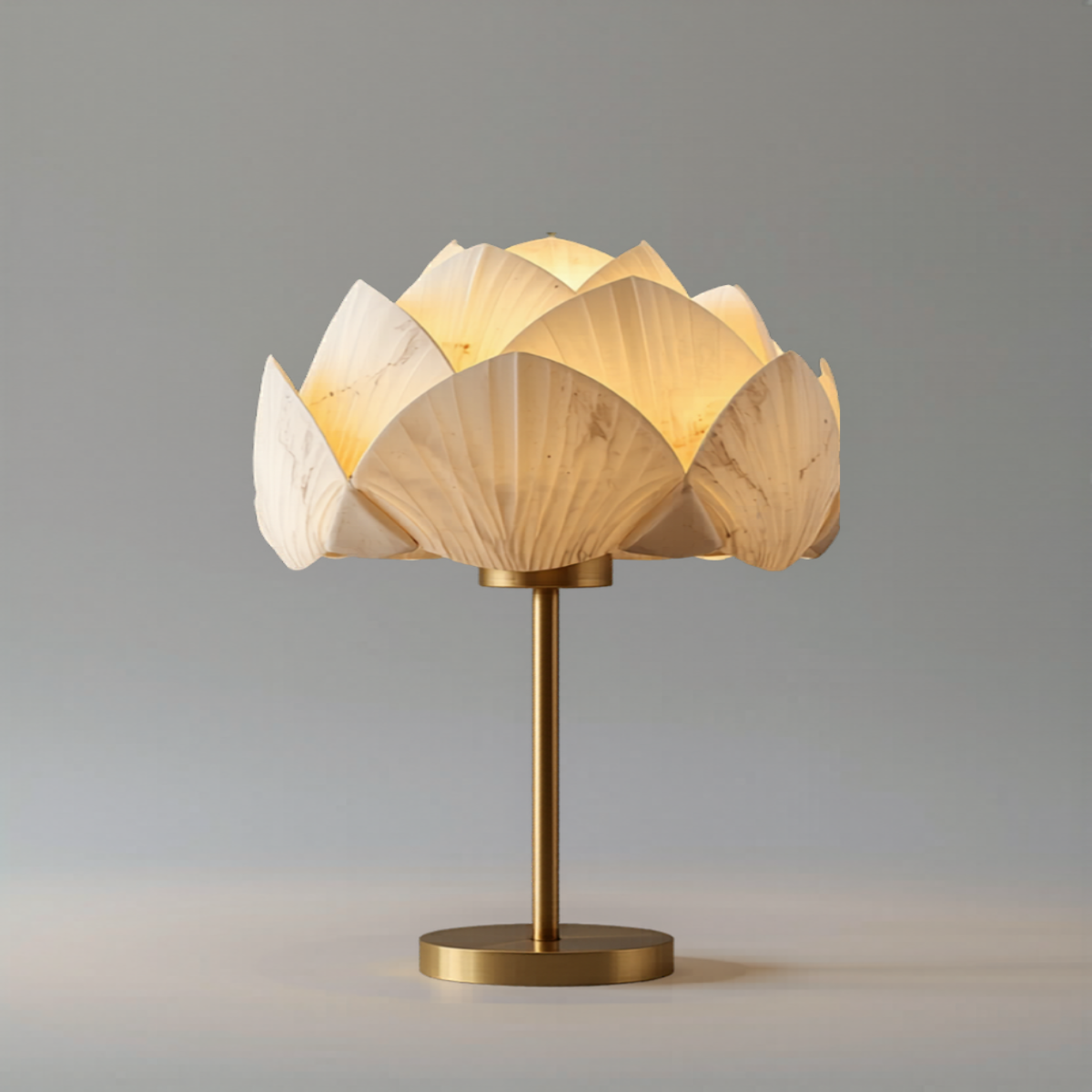 Alabaster Table Lamp | Petal