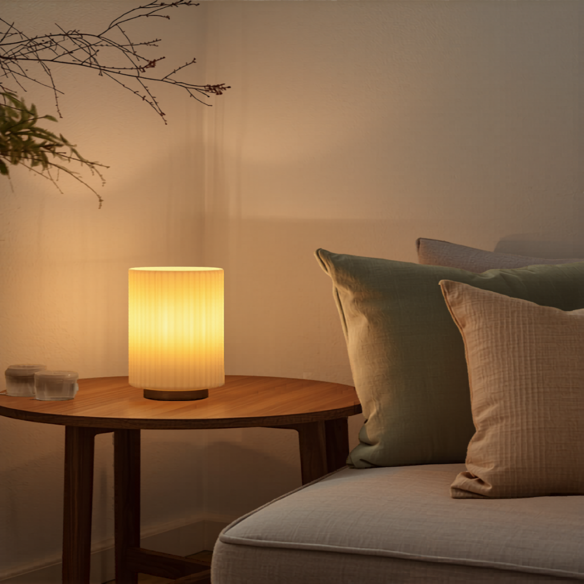 Alabaster Table Lamp | Cylinder