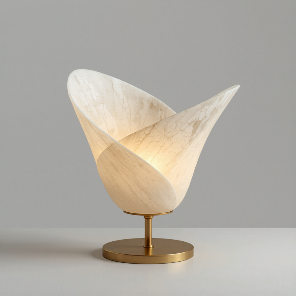 Alabaster Table Lamp | Petal