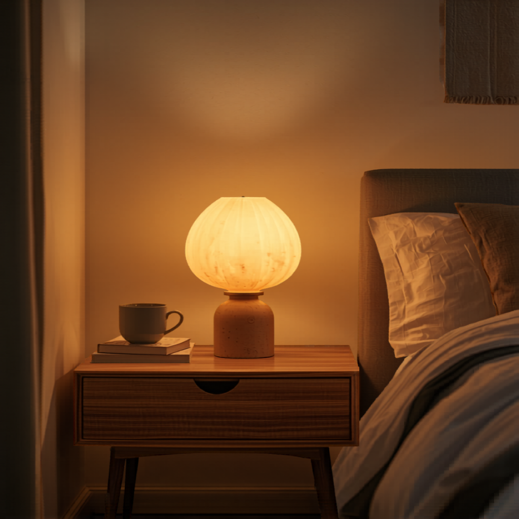 Alabaster Table Lamp | Petal