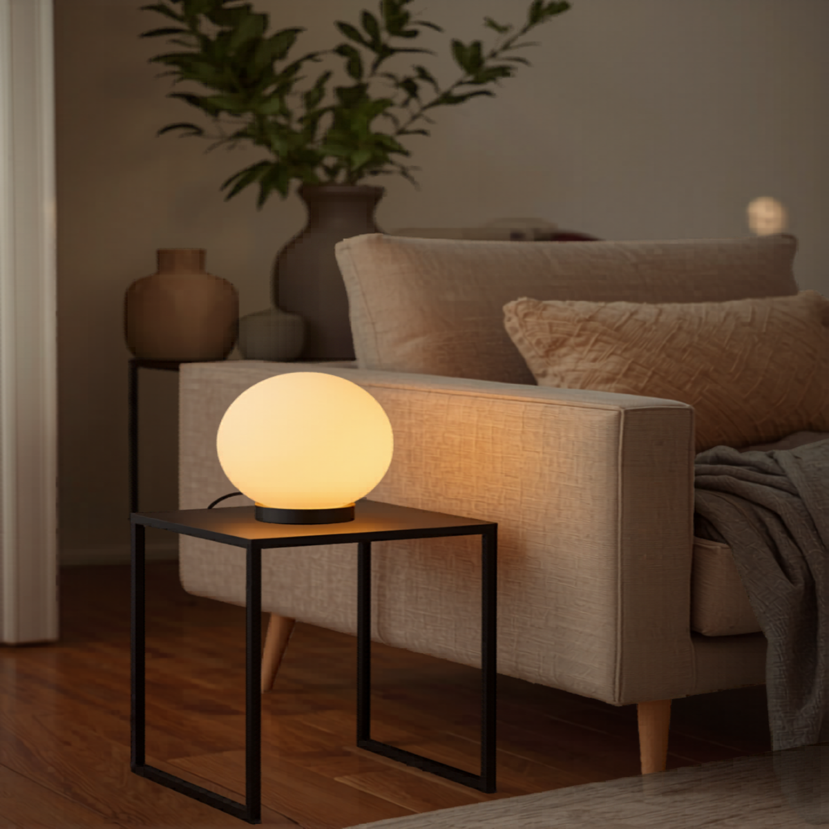Alabaster Table Lamp | Globe