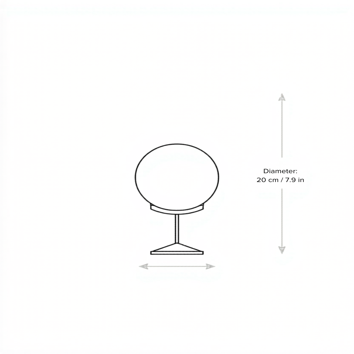 Alabaster Table Lamp | Globe