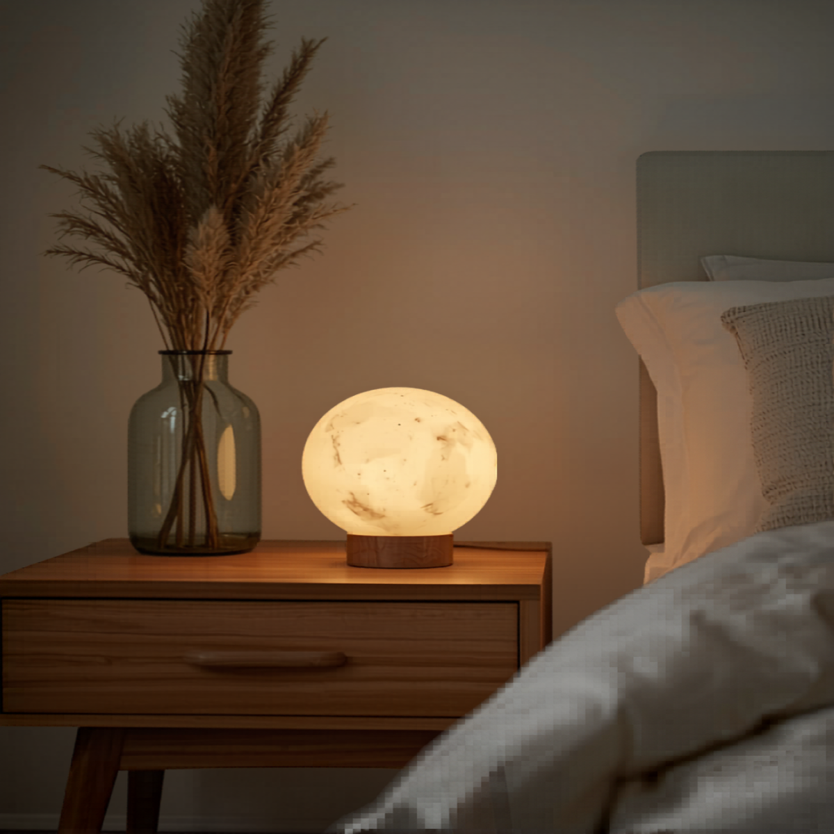 Alabaster Table Lamp | Globe