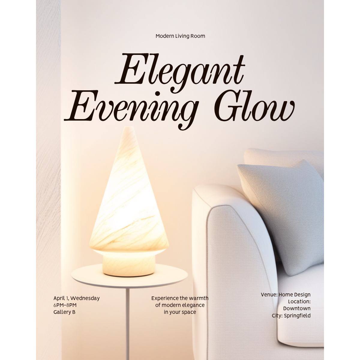 Alabaster Table Lamp | Cone