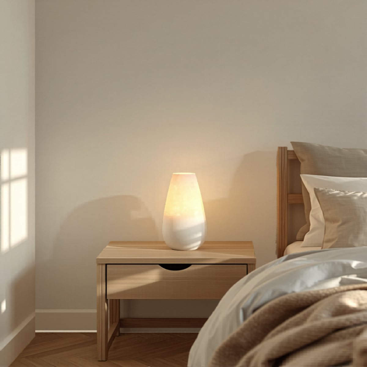 Alabaster Table Lamp | Cone