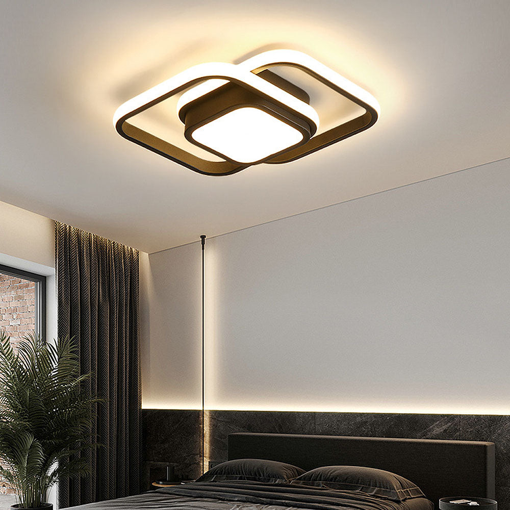 Minimalist Double LED Ceiling Lamp