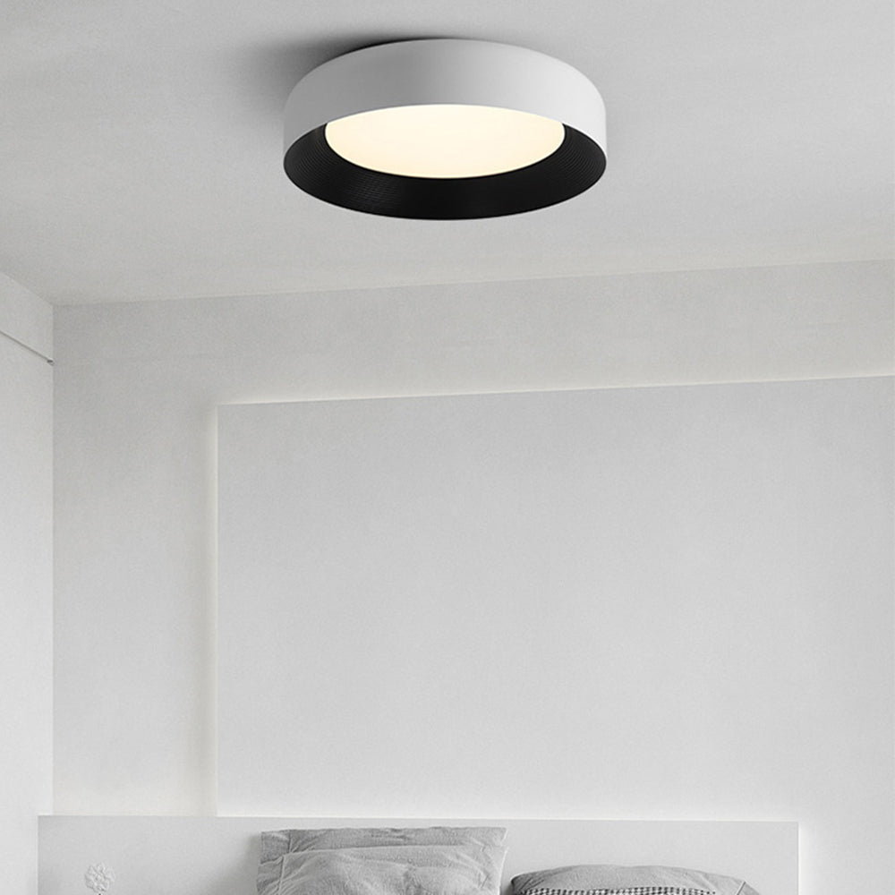 Modern Black Metal LED Ceiling Lamp