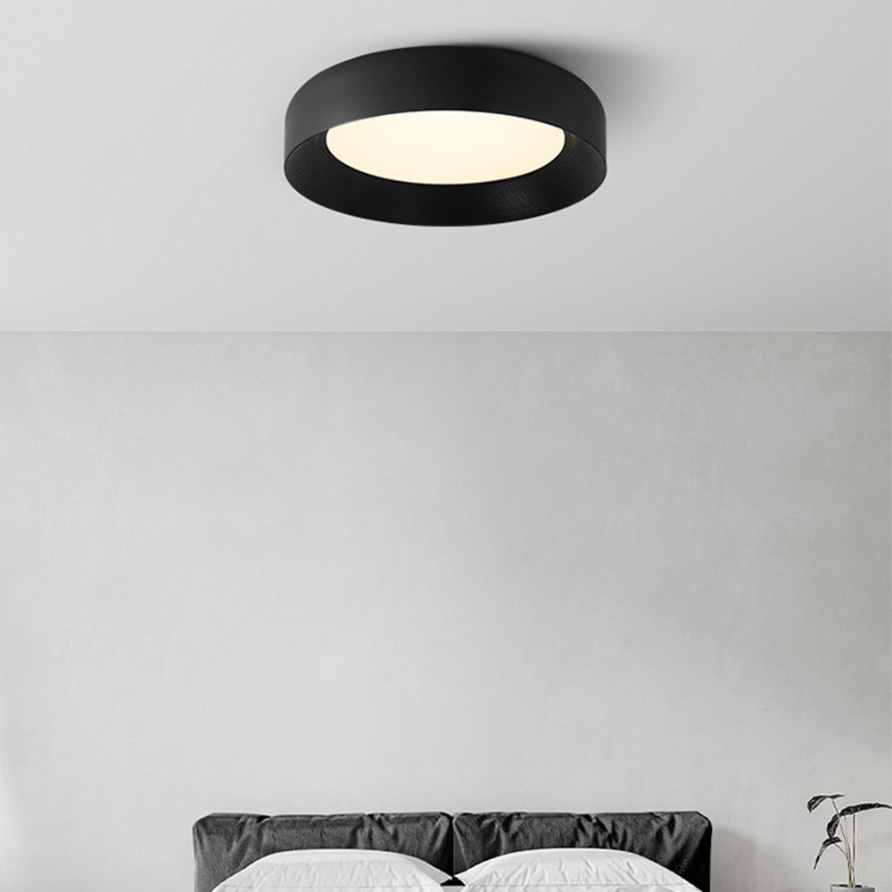 Modern Black Metal LED Ceiling Lamp