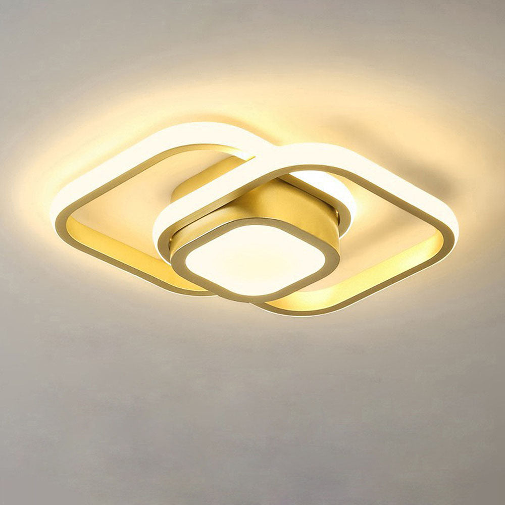 Minimalist Double LED Ceiling Lamp