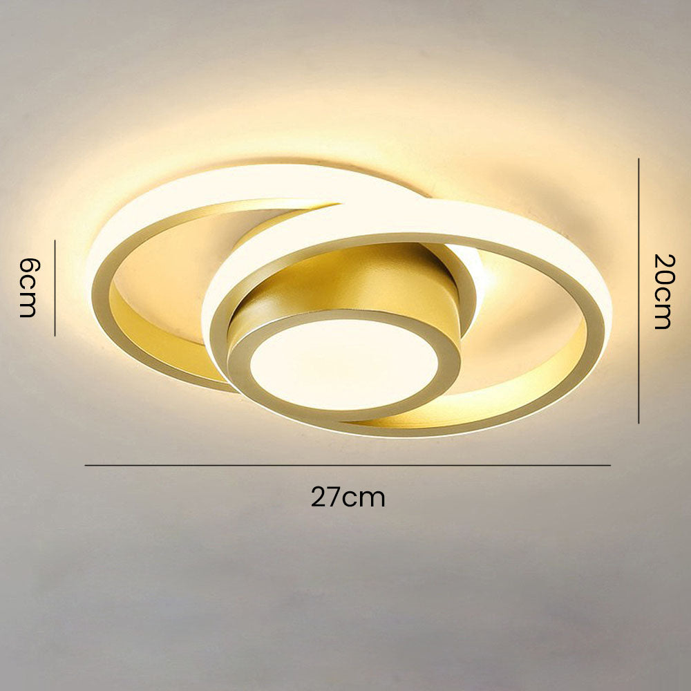 Minimalist Double LED Ceiling Lamp