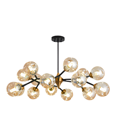 Spherical Glass Chandelier