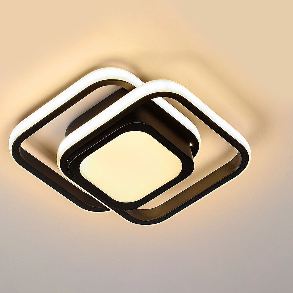 Minimalist Double LED Ceiling Lamp