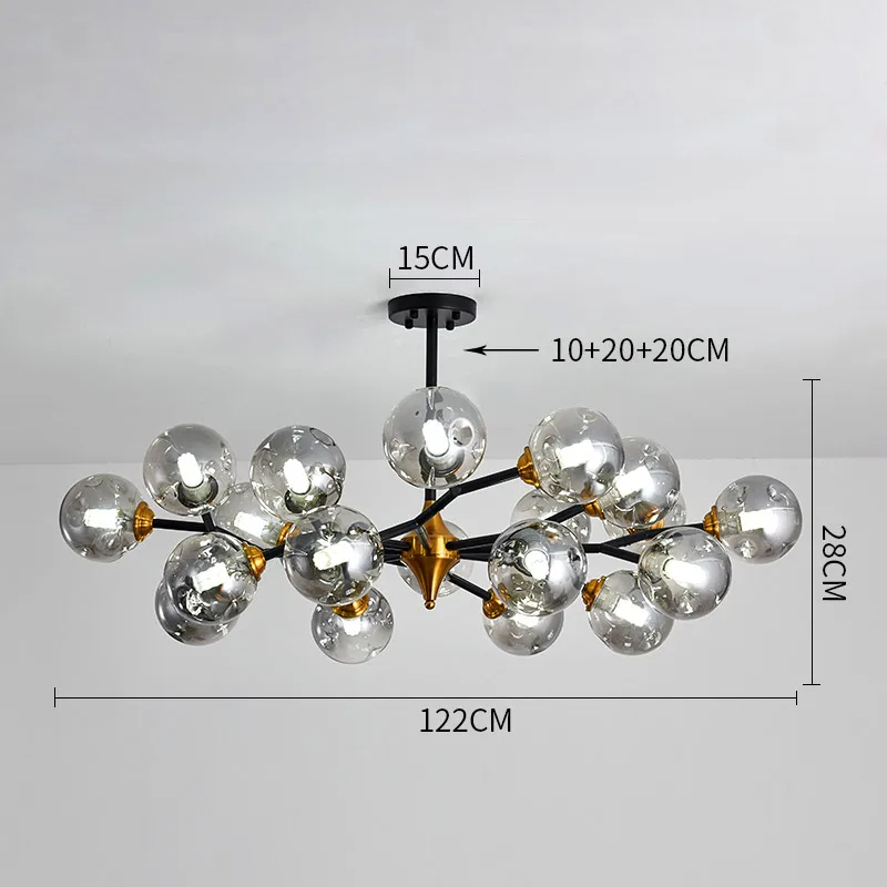 Spherical Glass Chandelier
