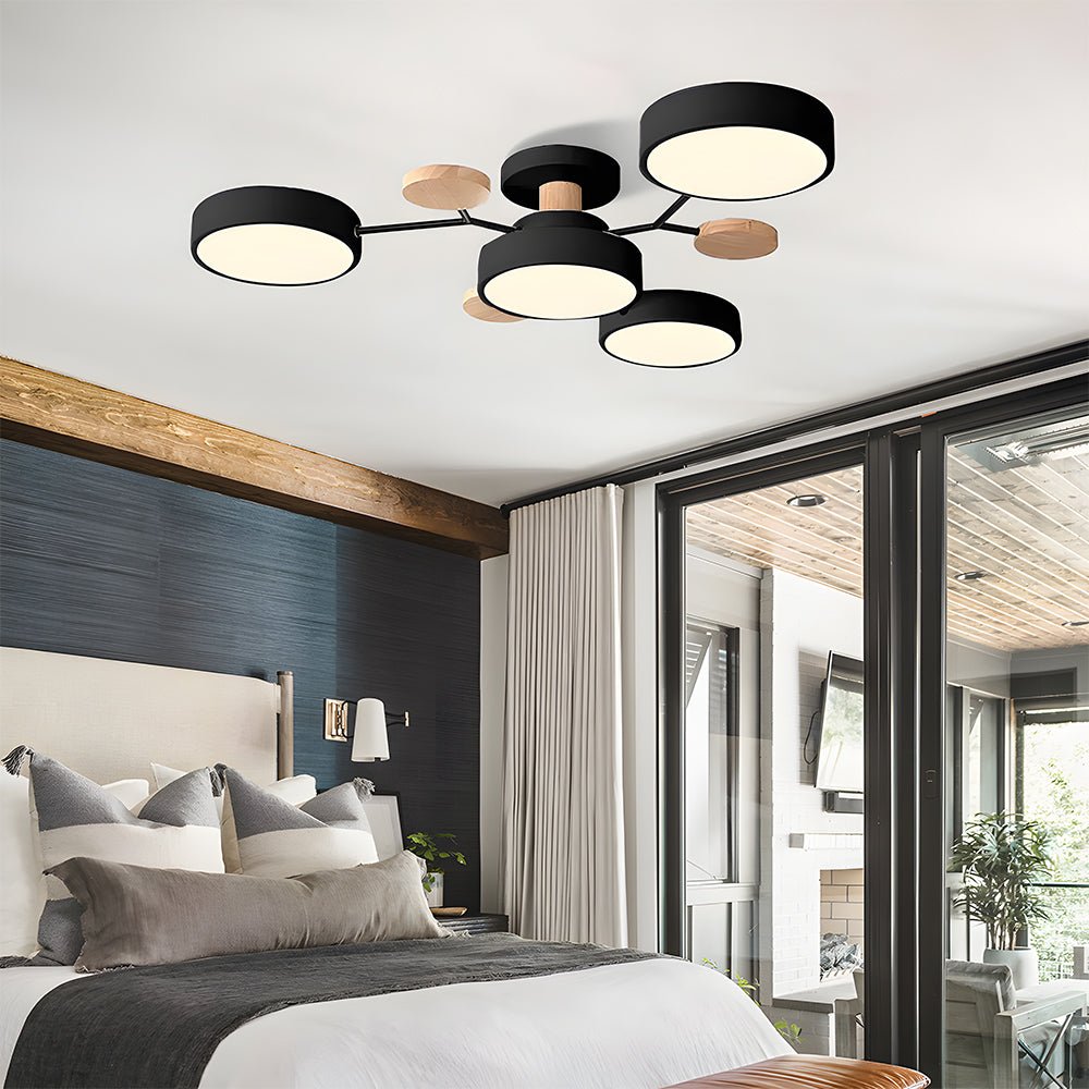 Black Acrylic Ceiling Lamp