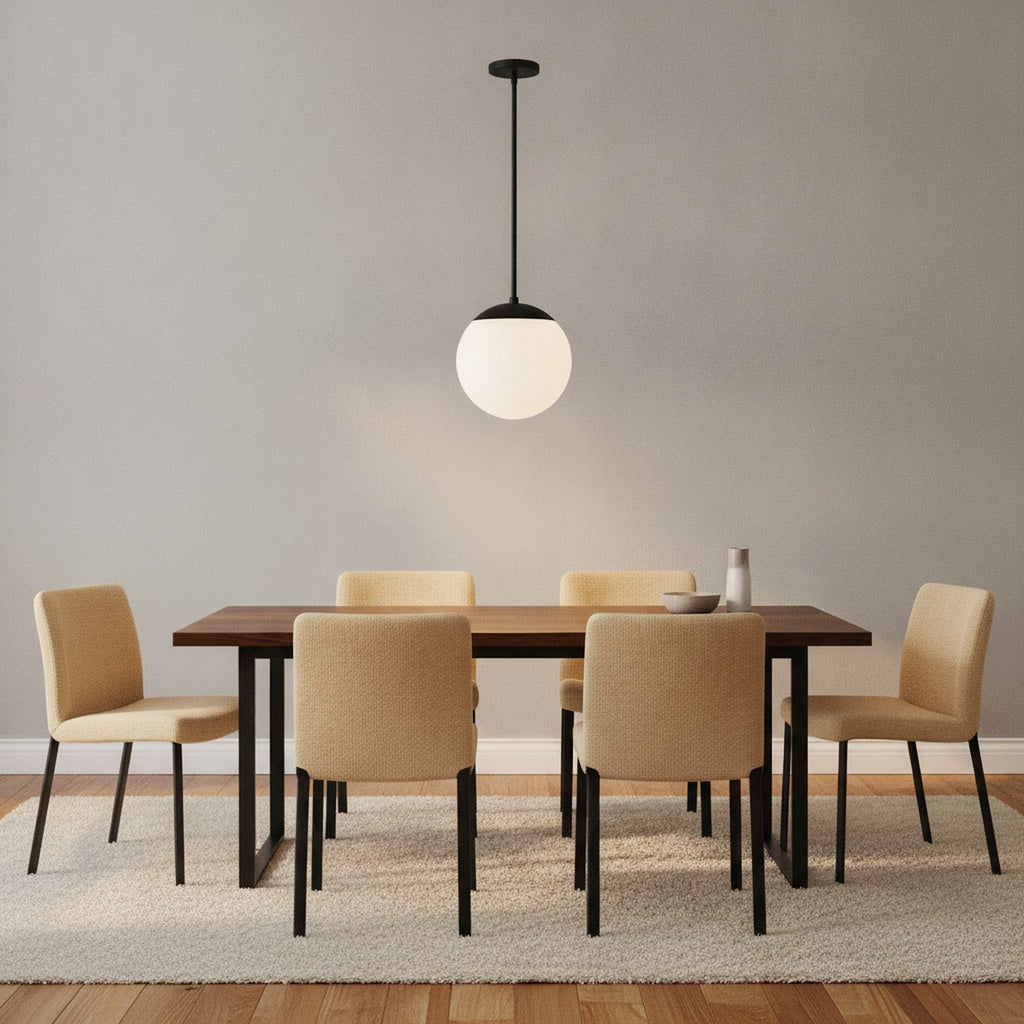 Frosted LED Dimmable Outdoor Globe Hanging Light - L3