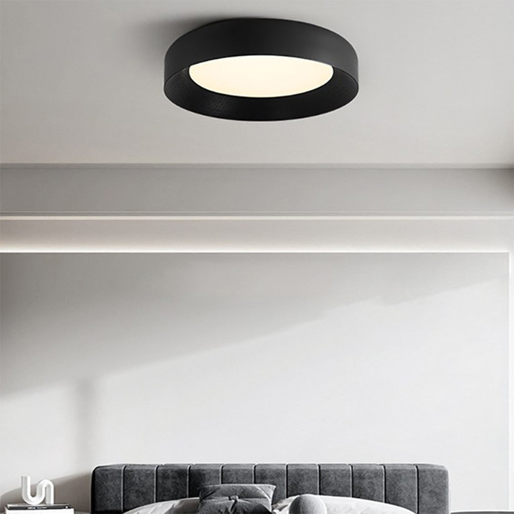 Modern Black Metal LED Ceiling Lamp