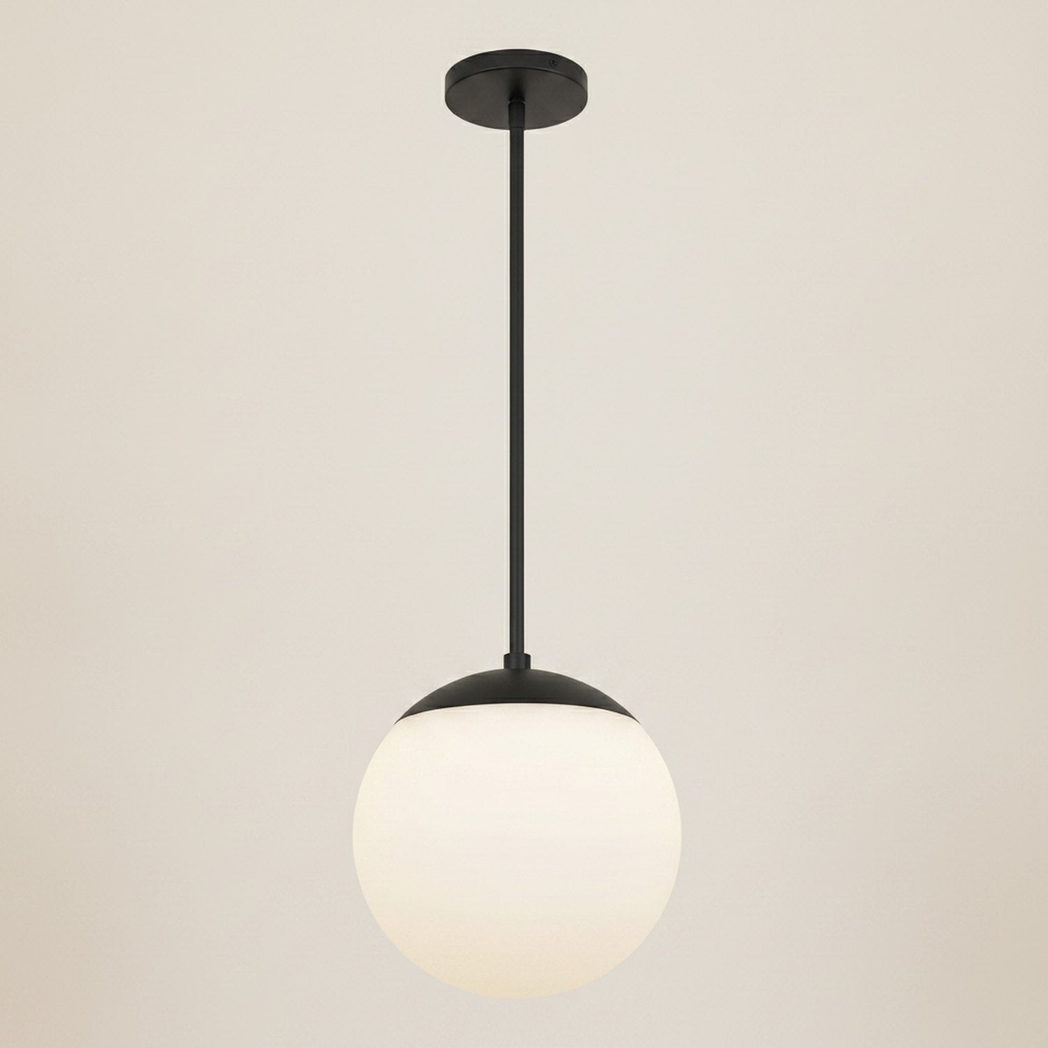 Frosted LED Dimmable Outdoor Globe Hanging Light - hero