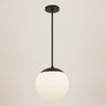 Outdoor Globe Pendant Light, Frosted LED