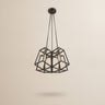 Bronze Five-Light Lantern Chandelier