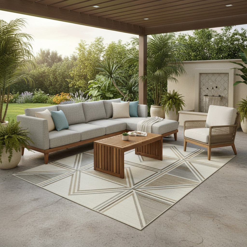 Premium Outdoor Rug - Context Scene