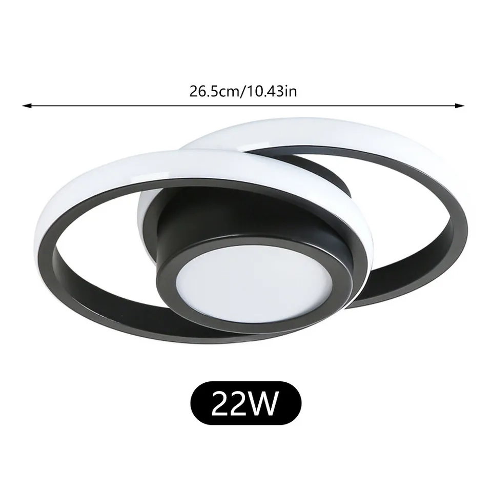 Minimalist Double LED Ceiling Lamp