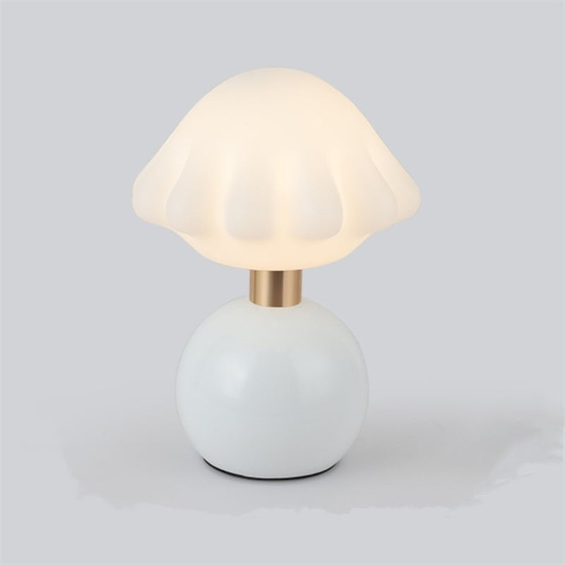 Modern Rechargeable Mushroom Table Lamp