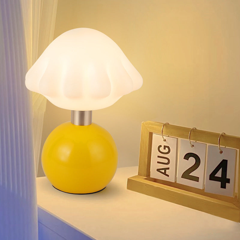 Modern Rechargeable Mushroom Table Lamp