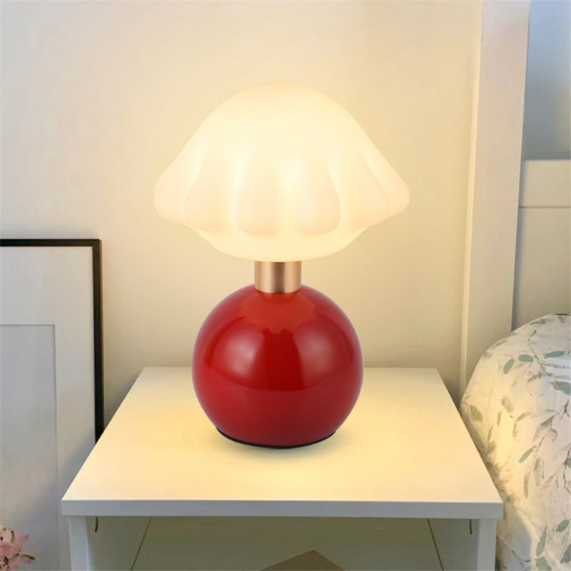 Modern Rechargeable Mushroom Table Lamp