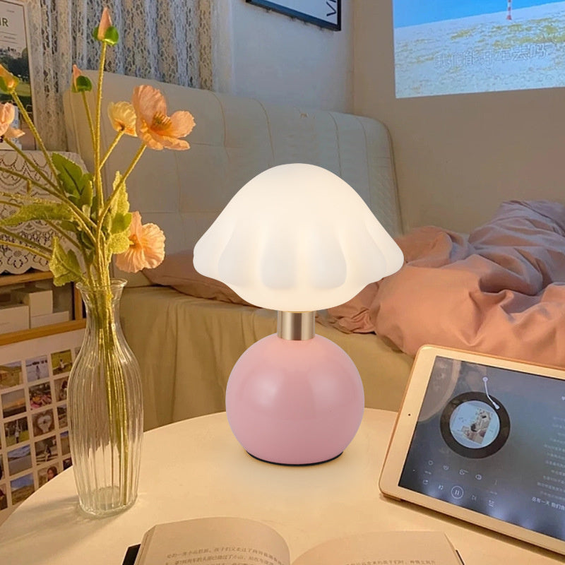 Modern Rechargeable Mushroom Table Lamp