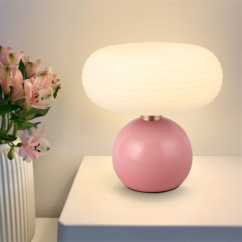 Modern Rechargeable Mushroom Table Lamp