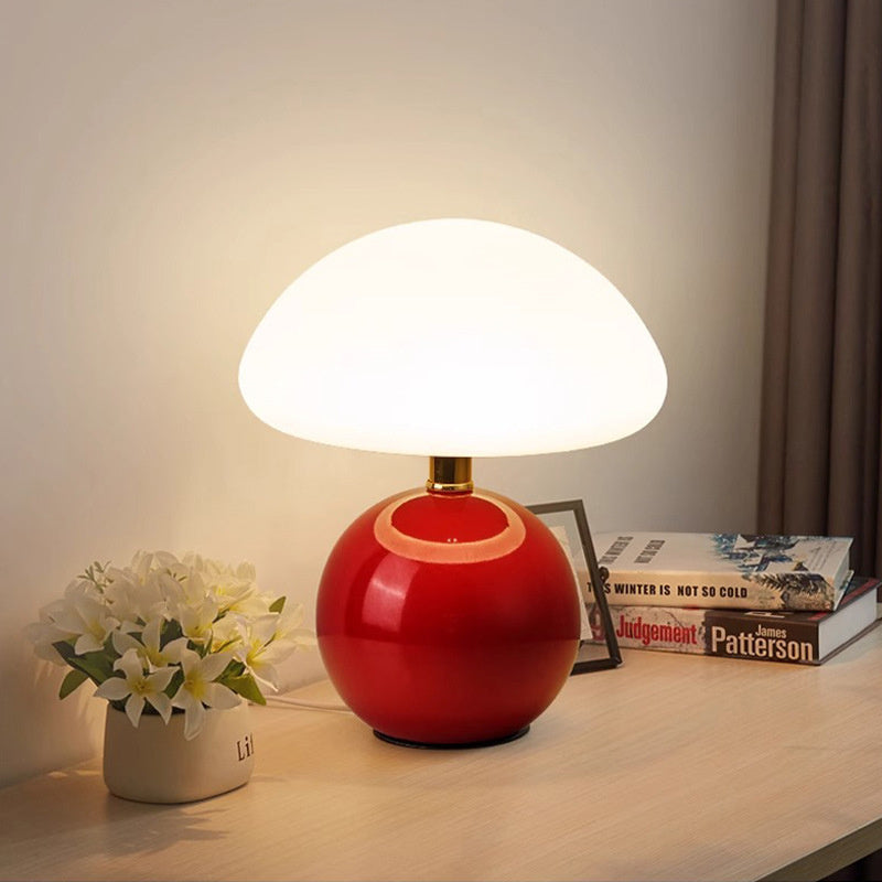 Modern Rechargeable Mushroom Table Lamp