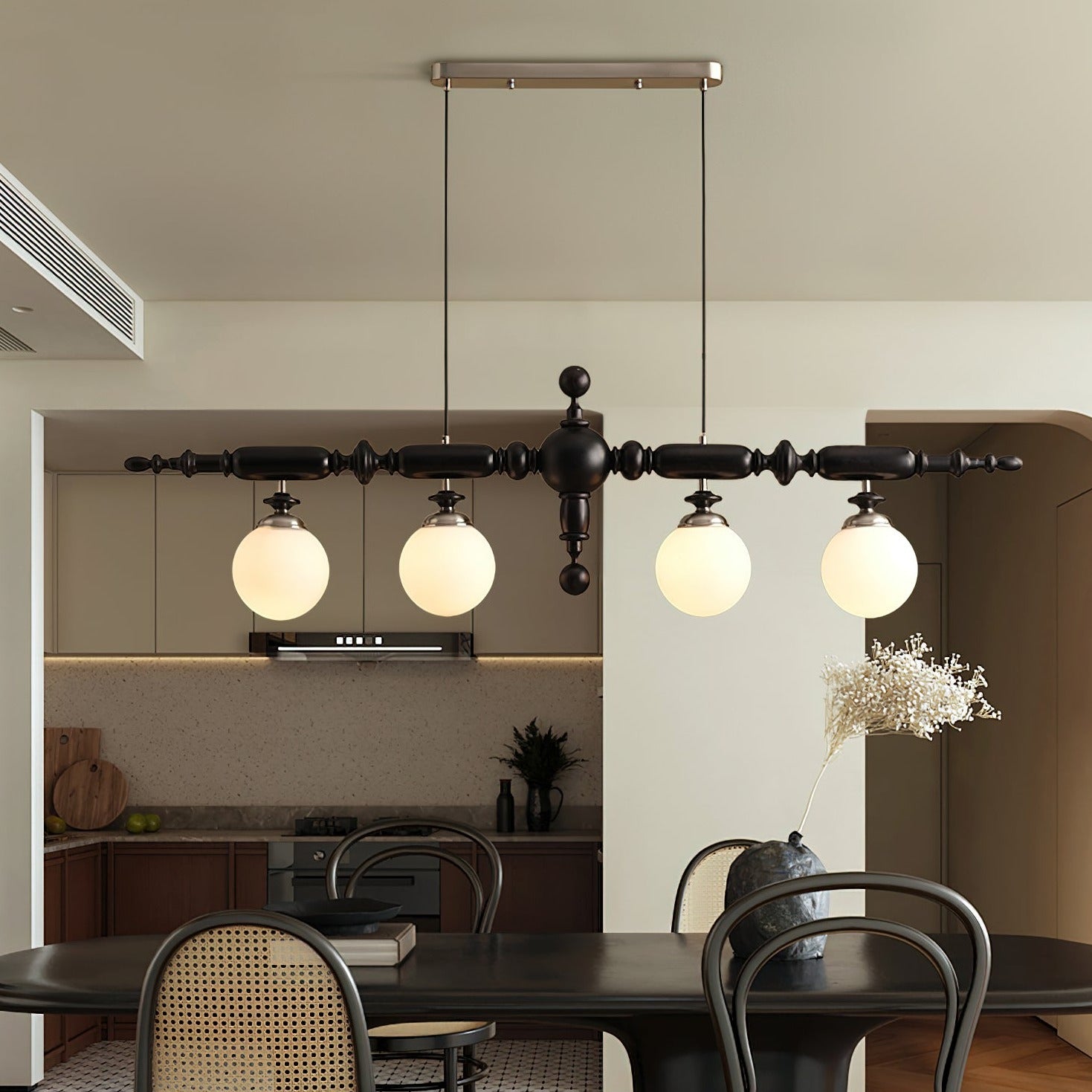 Wooden Cambridge Chandelier