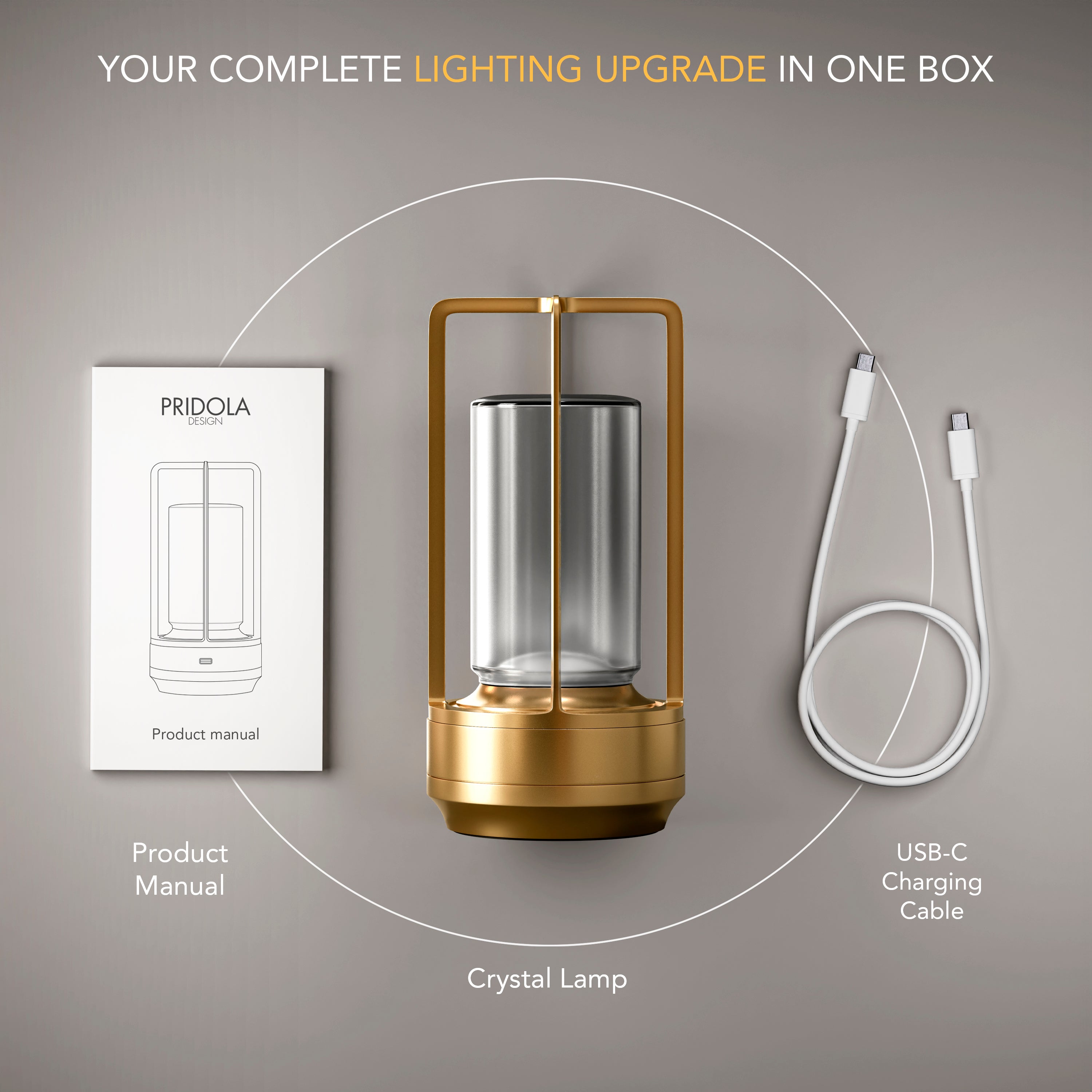 CRYSTAL TABLE LAMP