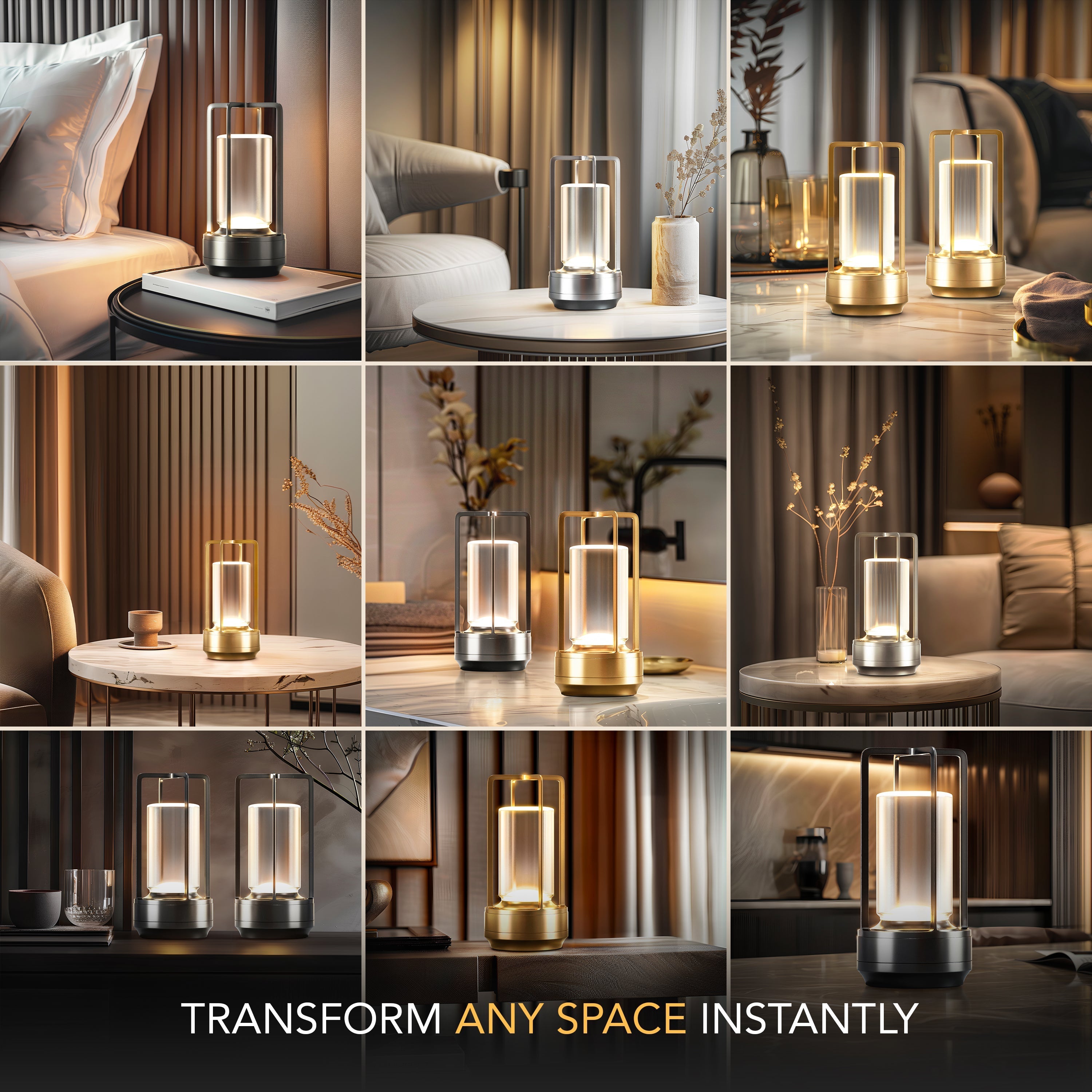 CRYSTAL TABLE LAMP