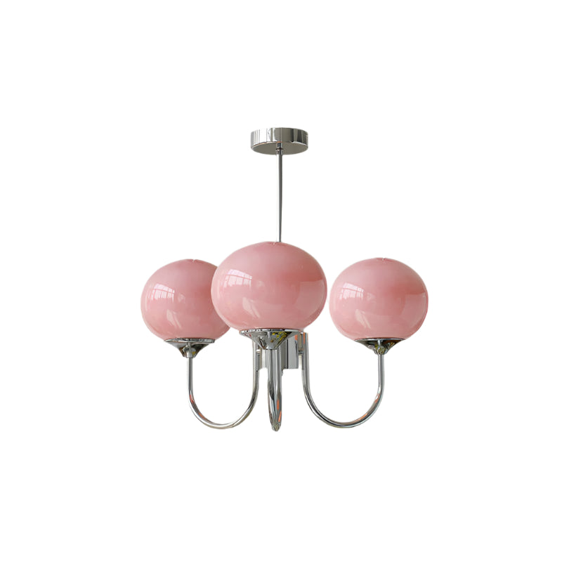 Rose Crystal Chandelier