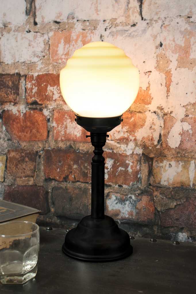 Miami Glass Schoolhouse Table Lamp