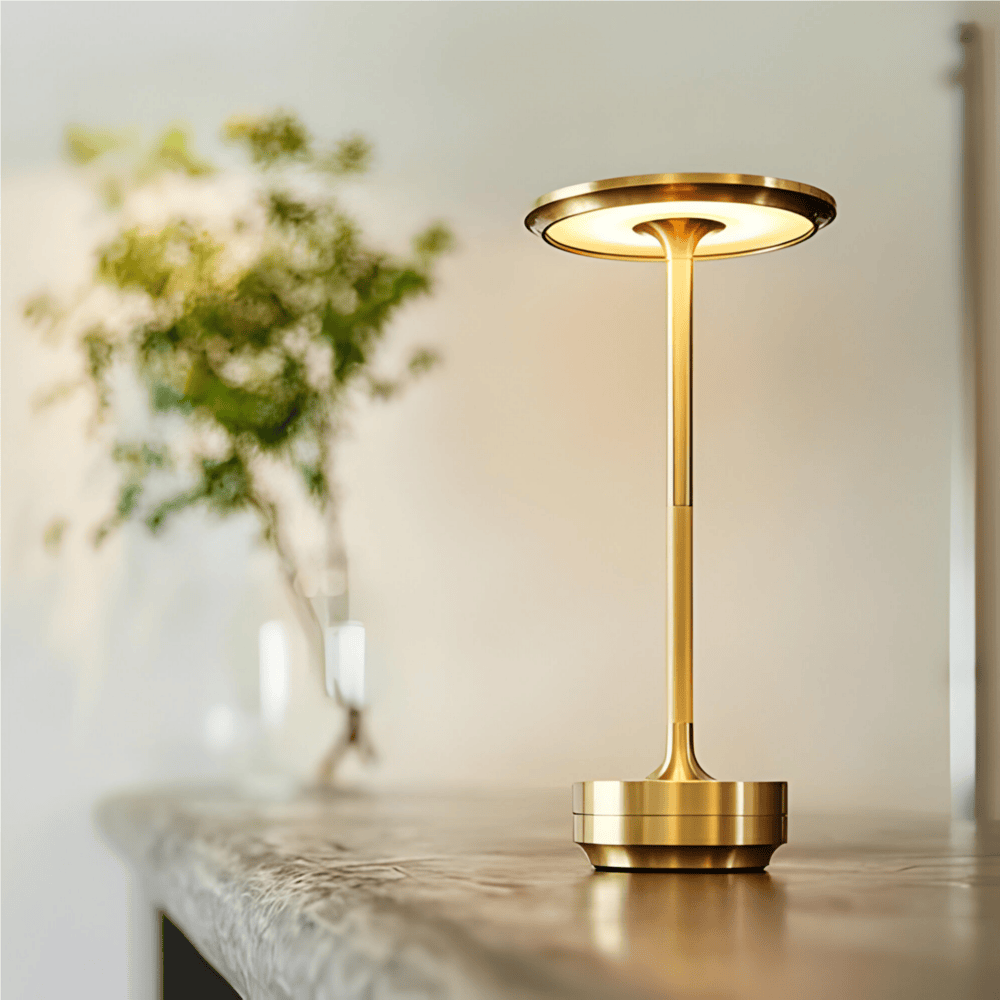 LumaLight Wireless Lamp: USB Rechargeable, Touch Table Lamp for Mood Lighting