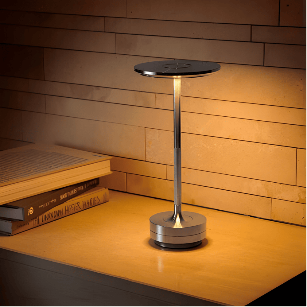 LumaLight Wireless Lamp: USB Rechargeable, Touch Table Lamp for Mood Lighting