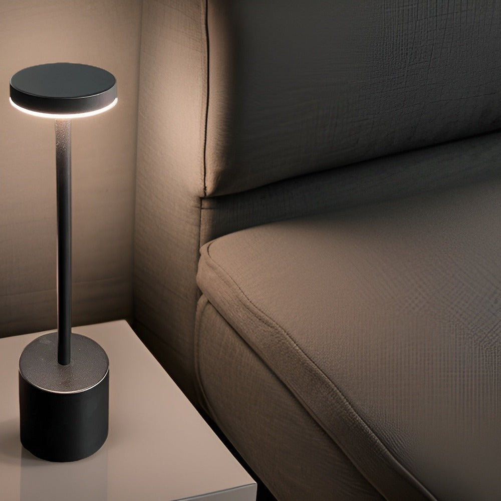 RetroGlow - Retro-Inspired LED Desk Lamp with Wireless and USB Charging