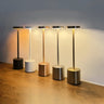RetroGlow - Retro-Inspired LED Table Lamp with Wireless and USB Charging