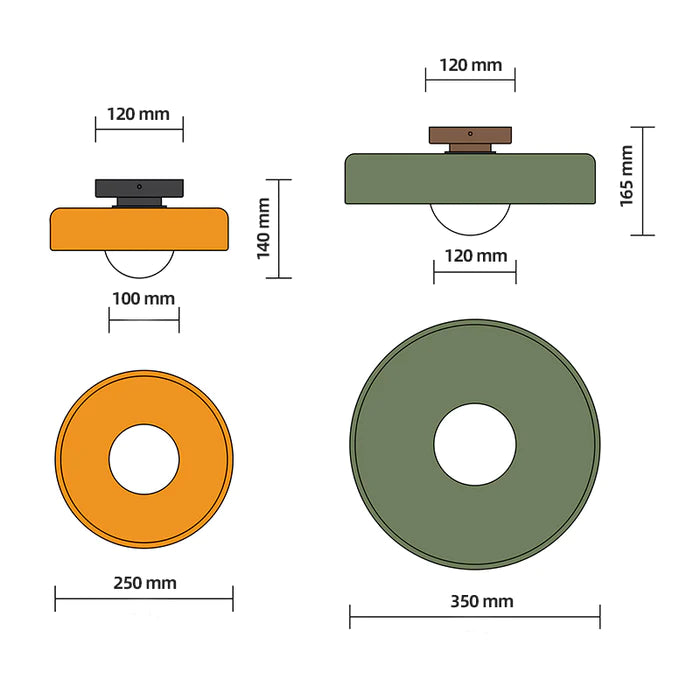 Modern Round Ceiling Lamp