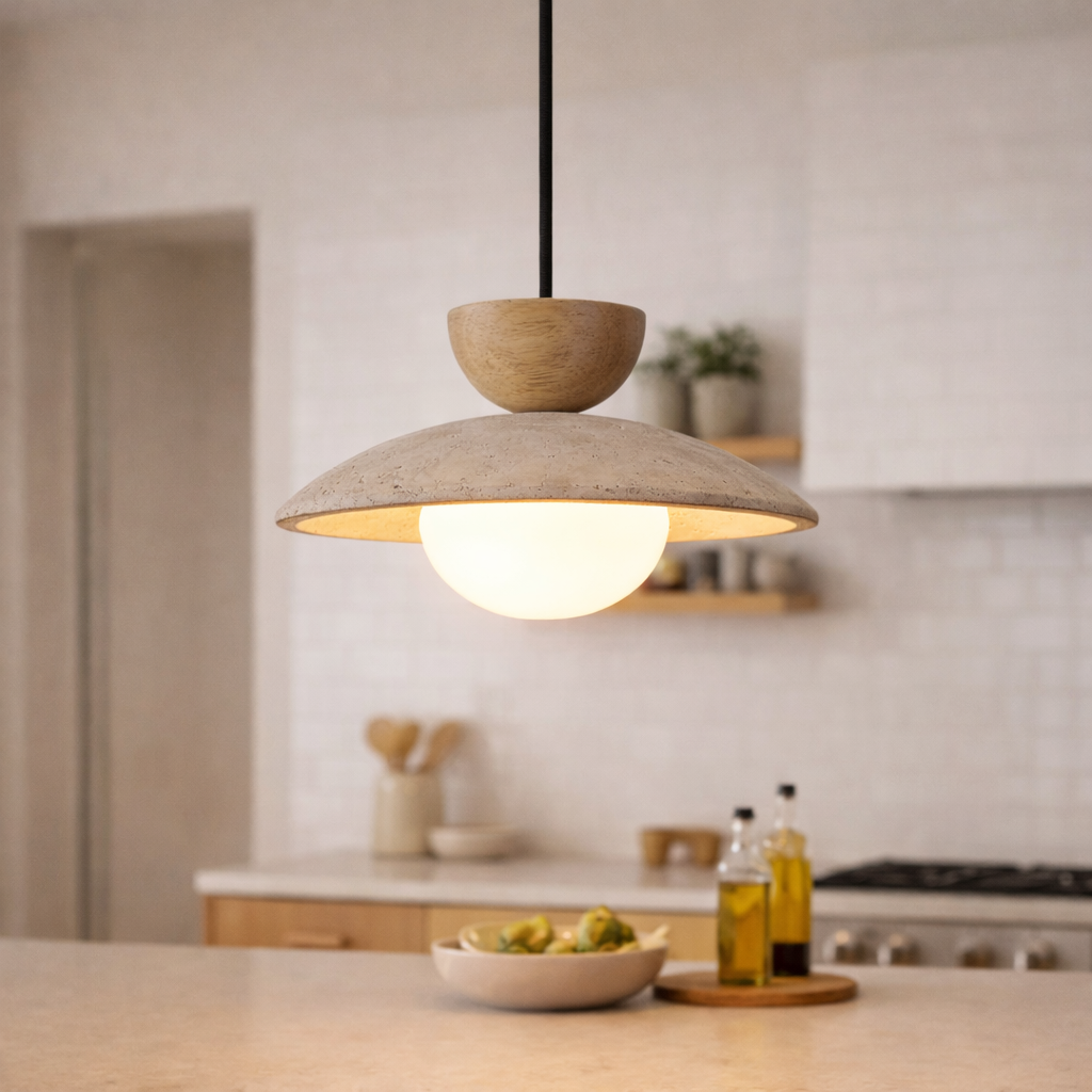 Pendant Lamp With Round Shade