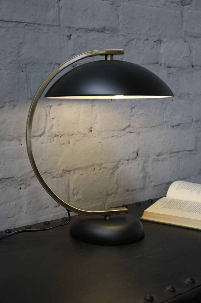 Black Charleston Table Lamp