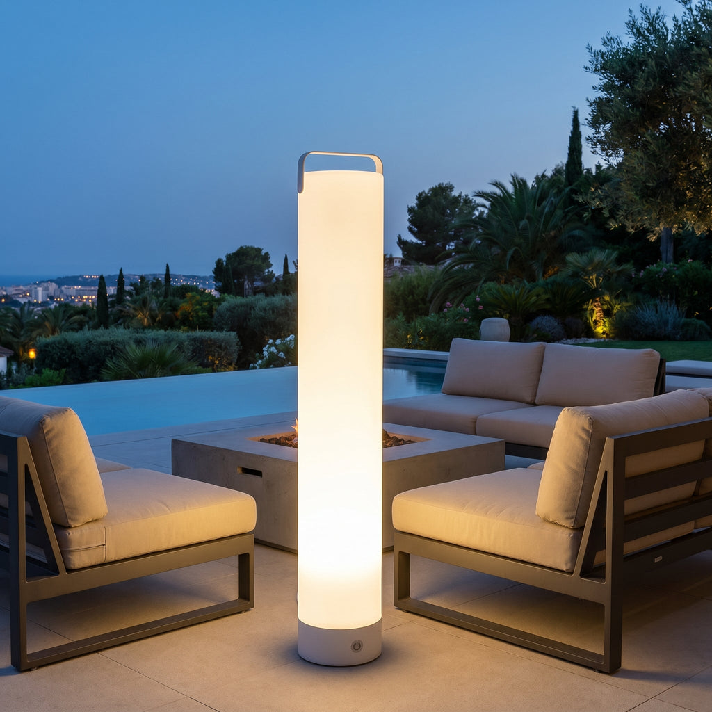 Outdoor Rechargeable LED Floor Lamp - Lifestyle