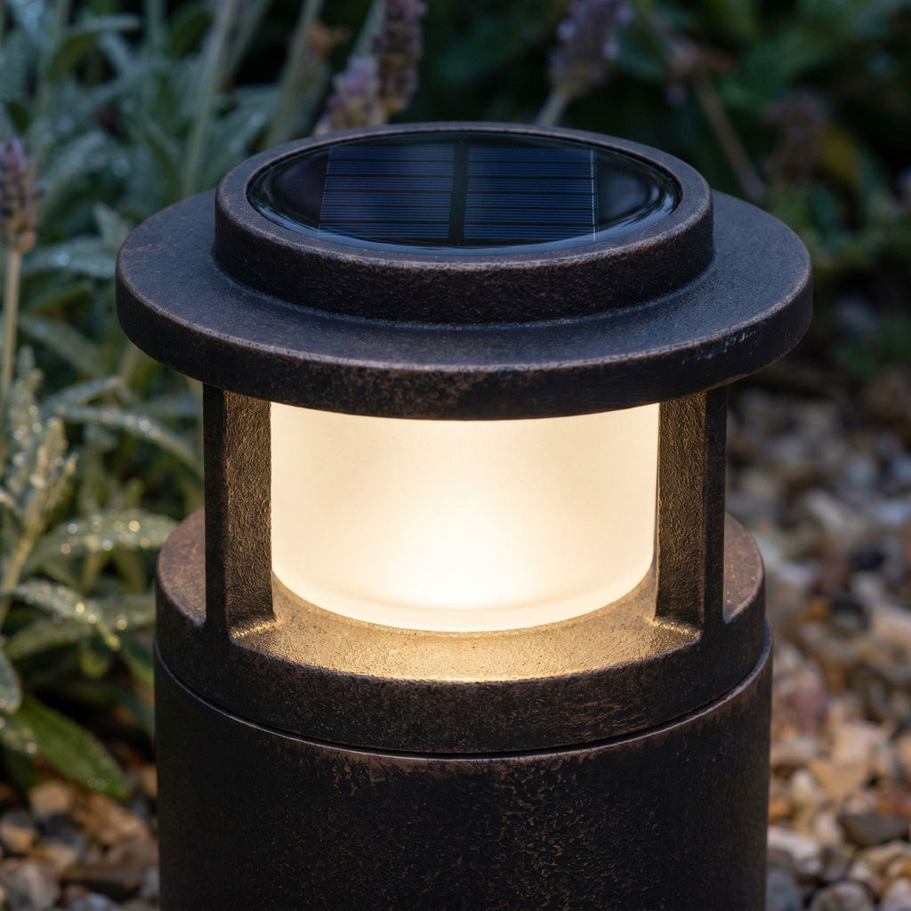 Solar Bollard Path Lights Set - Detail