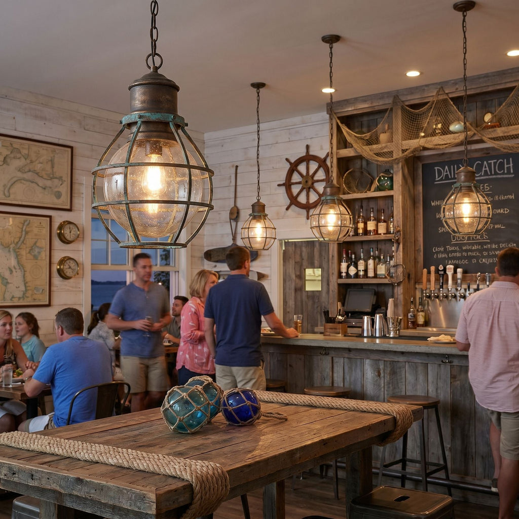 Nautical Outdoor Pendant - Context