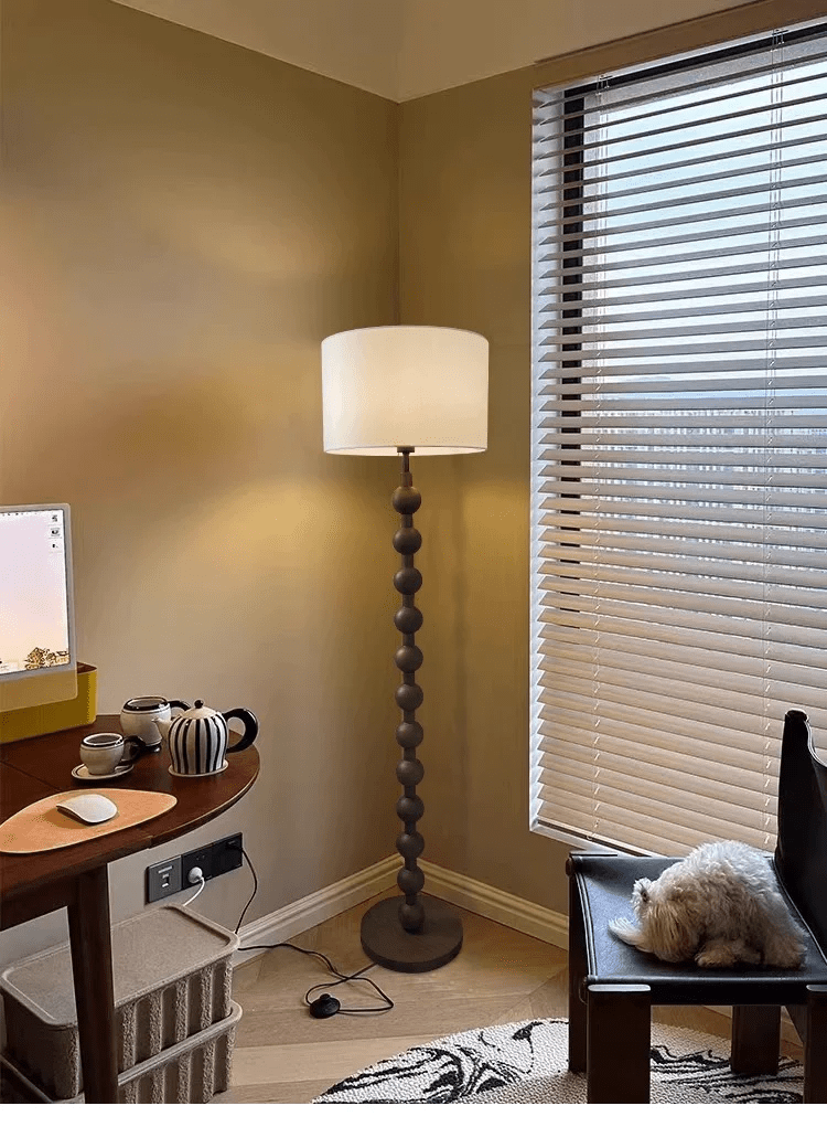 Japandi Wooden Floor Lamp