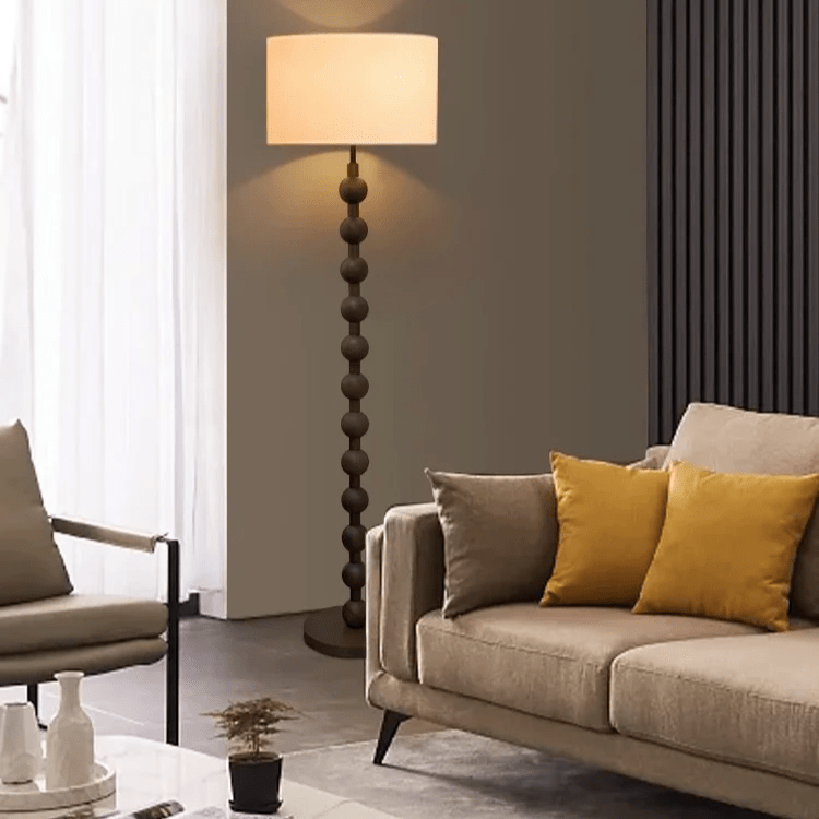 Japandi Wooden Floor Lamp