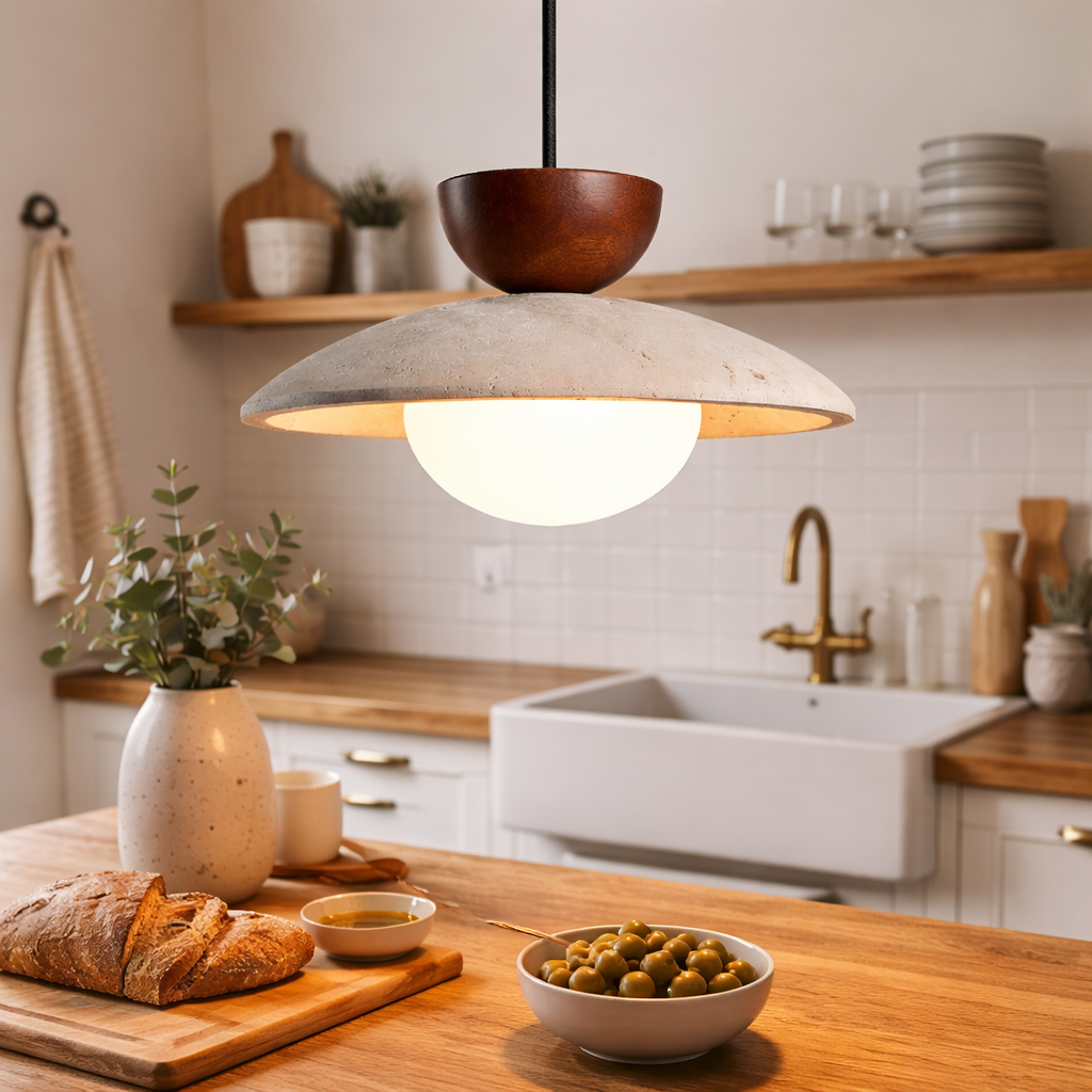 Pendant Lamp With Round Shade