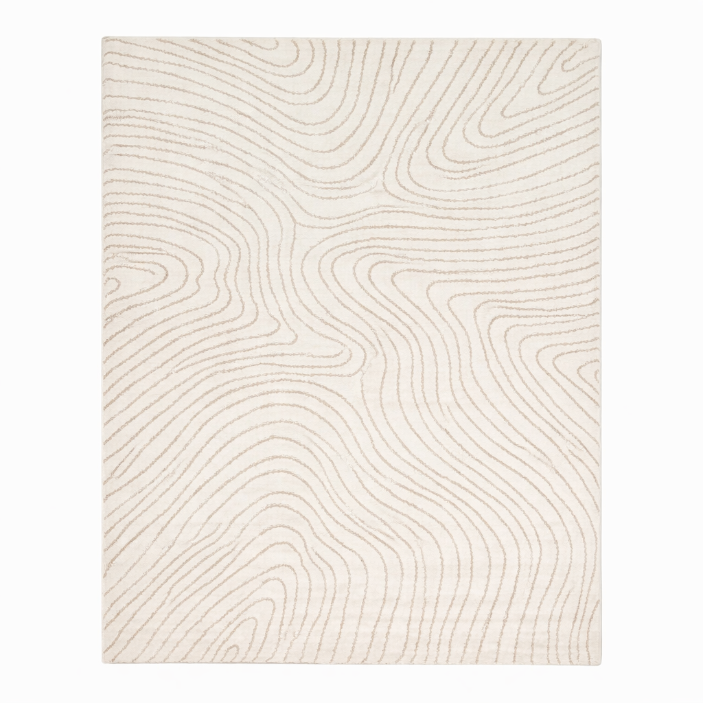 Decorative Rug With Contrasting Design